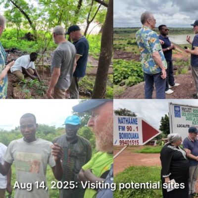 Aug 14, 2025: Visiting potential sites